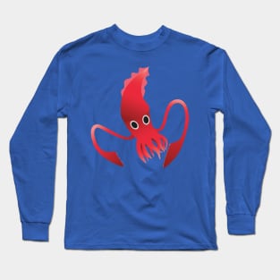 Little Red Squid Long Sleeve T-Shirt